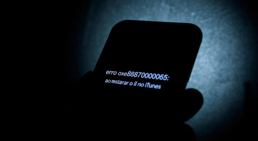 Como Resolver o Erro 0xe8000065 ao Restaurar o iPhone no iTunes