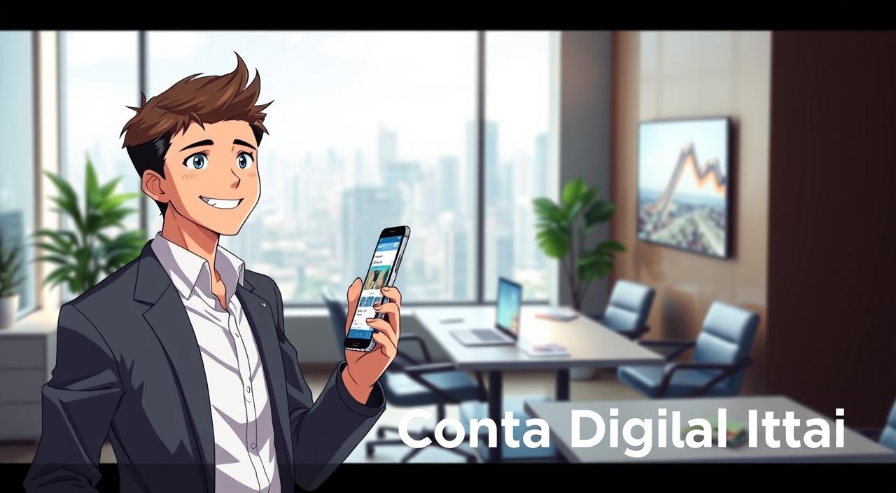 conta digital itau como abrir e quais os tipos