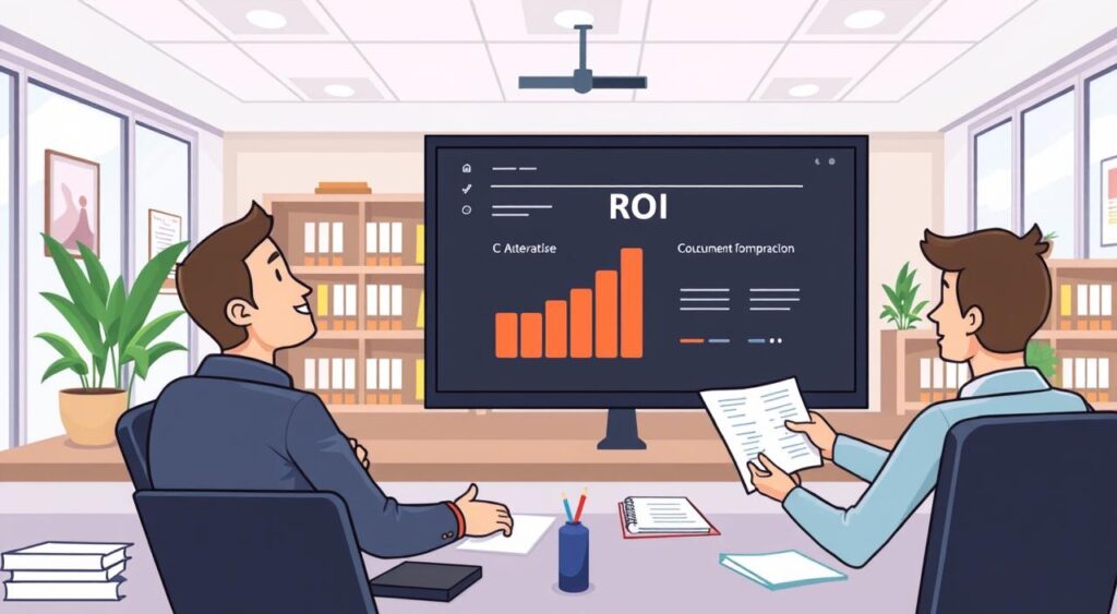 ROI calculator for legal document automation