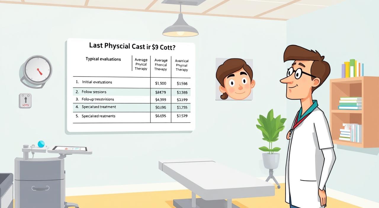 Average cost of physical therapy sessions in the US