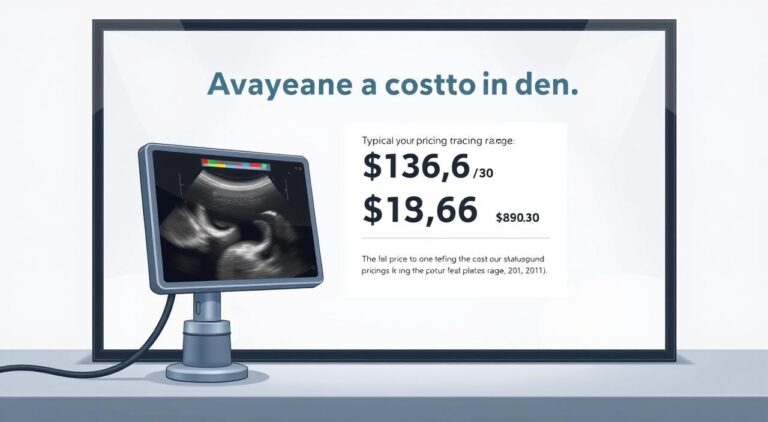 Average cost of ultrasound scan in the United States