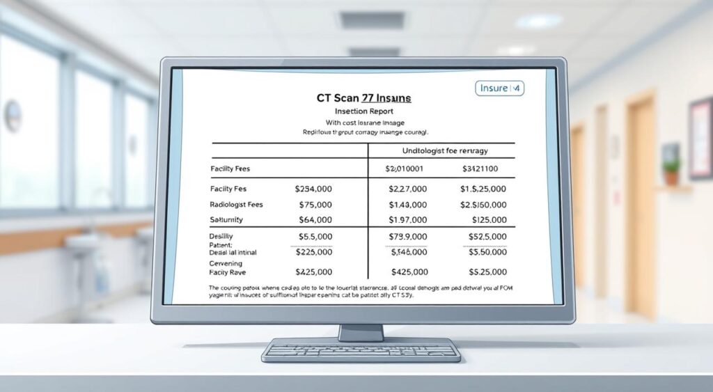 CT scan cost with and without insurance