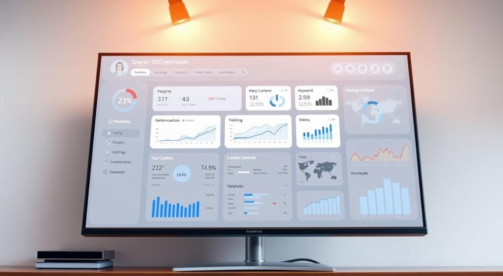 Content and SEO optimization dashboard