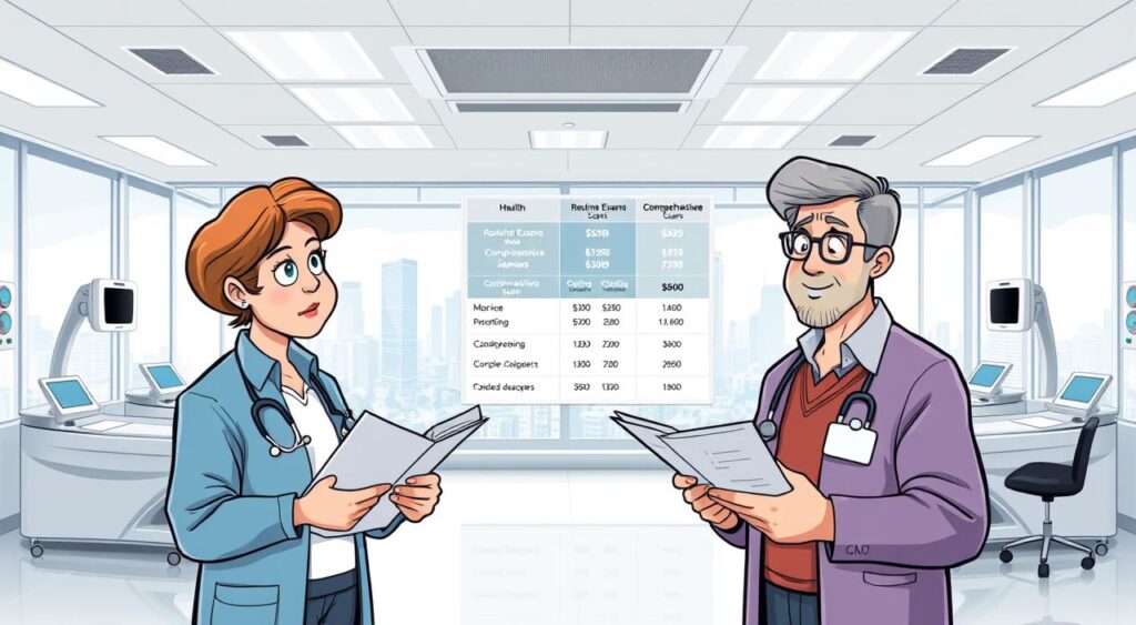 comparing health checkup options